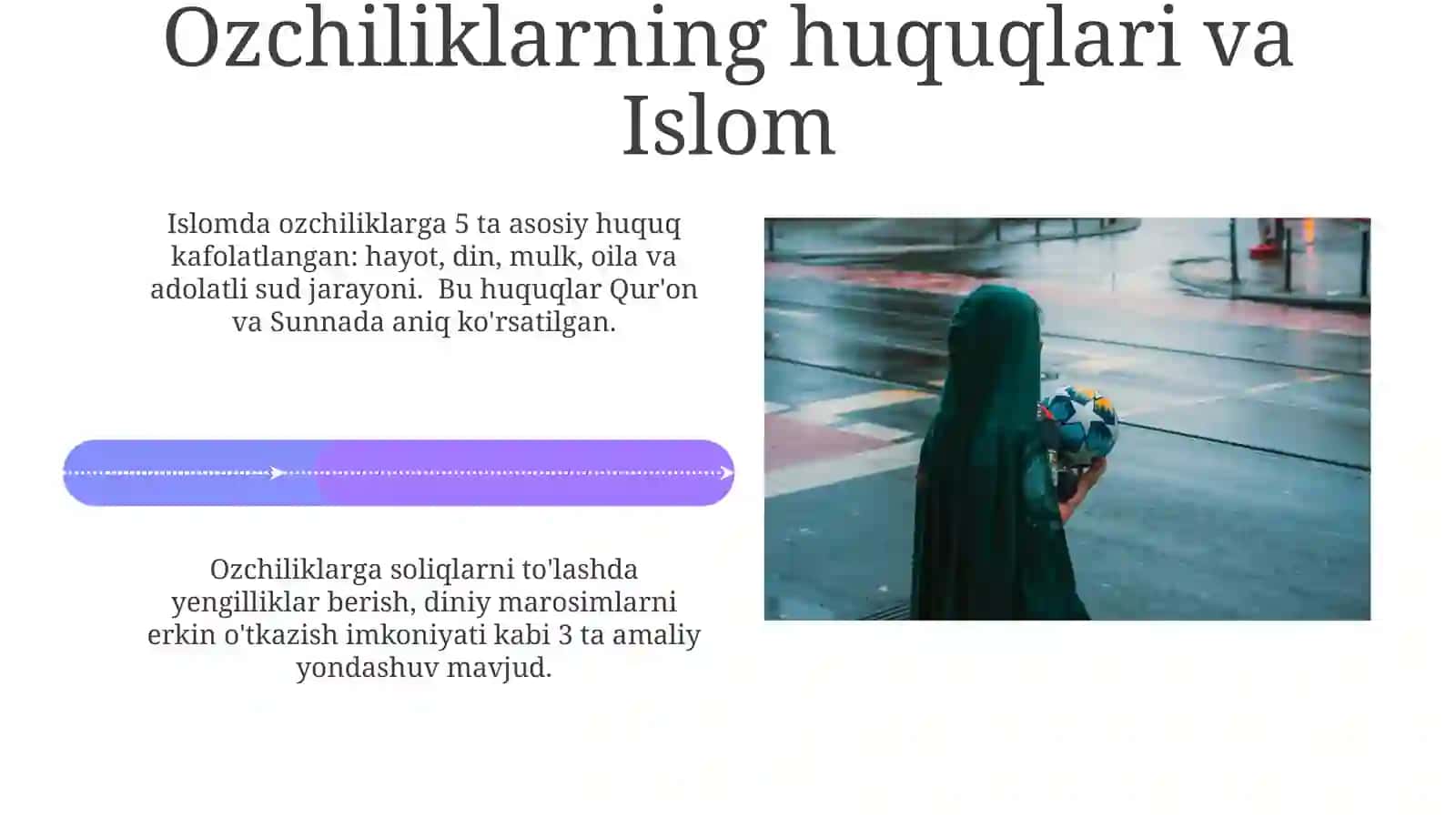 Islomda Inson Huquqlari va Erkinliklarining Amaldagi Qo'llanilishi 4