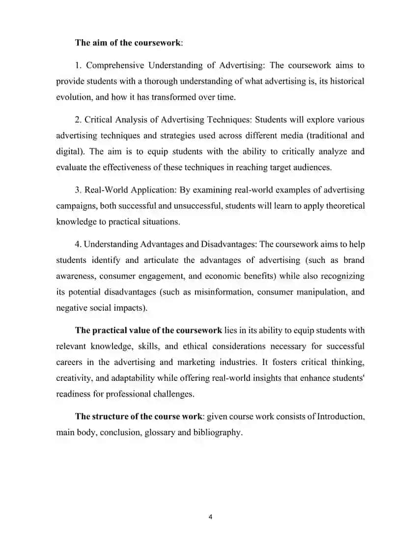 COURSE WORK 4
