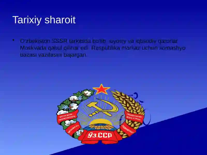 O‘zbekistonda 80–90-yillardagi ijtimoiy-siyosiy vaziyat, paxta yakka hokimligi va qatag‘onliklar 4