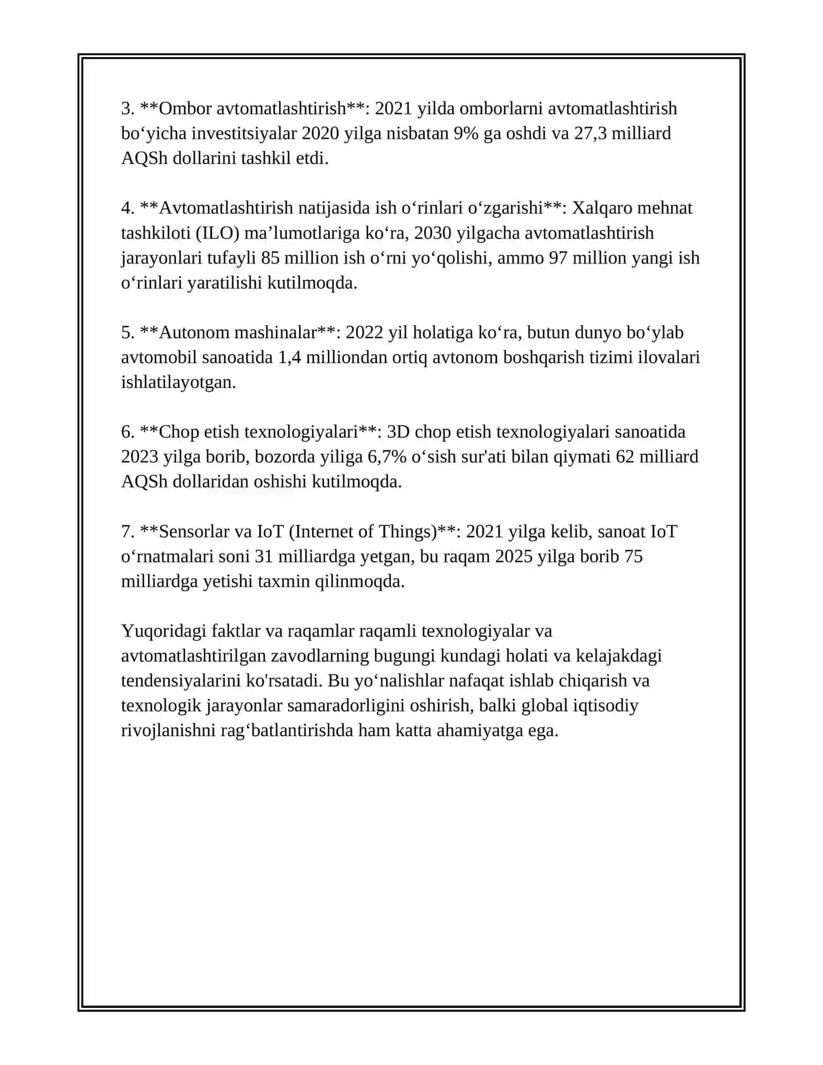 RDB DA AVTOMATLASHTIRILGAN ISHLAB CHIQARISHDA BAZALASH 4