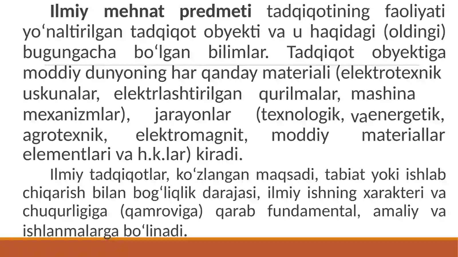 ILMIY TADQIQOT TURLARI VA UNI OLIB BORISHNING ASOSIY USULLARI 4