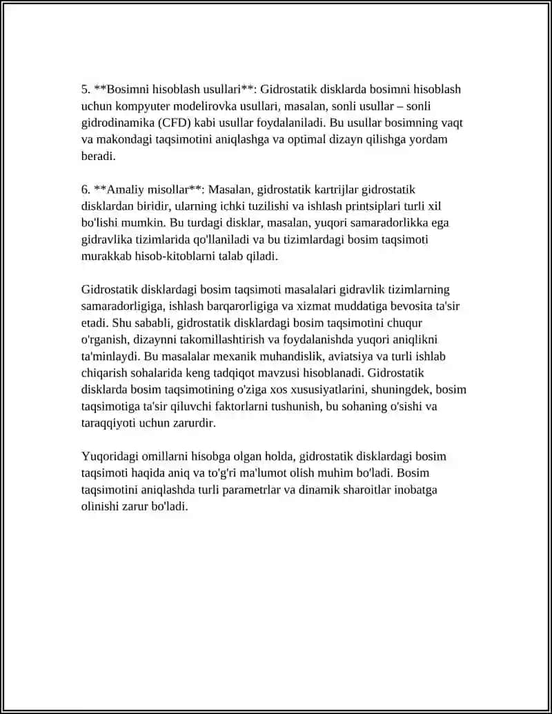 GIDROSTATIK DISKLAR 4