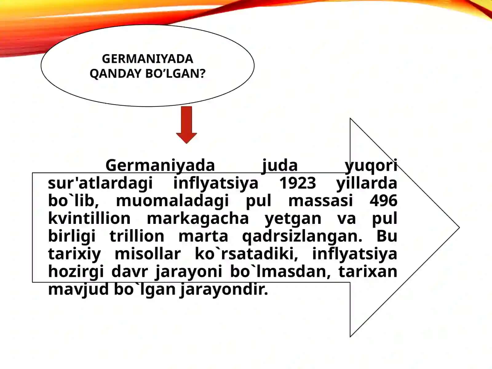 Inflyatsiya va uning iqtisodiy rivojlanishga ta'siri 4