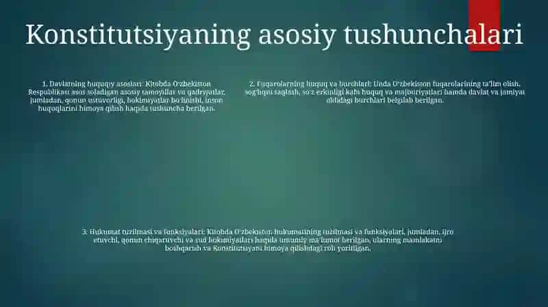 Maktabgacha Yoshdagi Bolalarda OʻZbekiston Respublikasi Konstitutsiyasi Bilan Tanishtirish 4