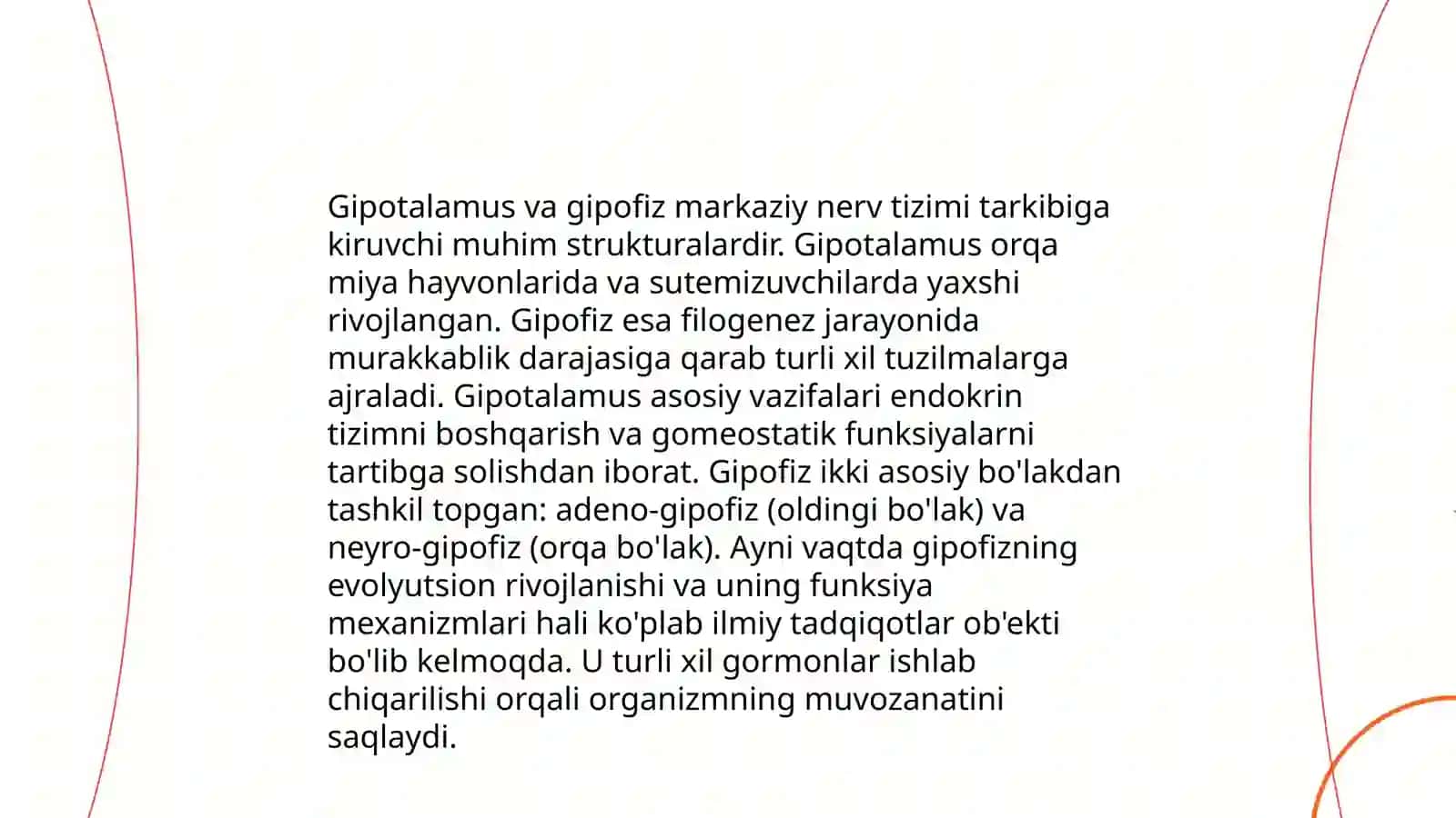 Endokrin tizimi filogenezi va buzilishlari 4