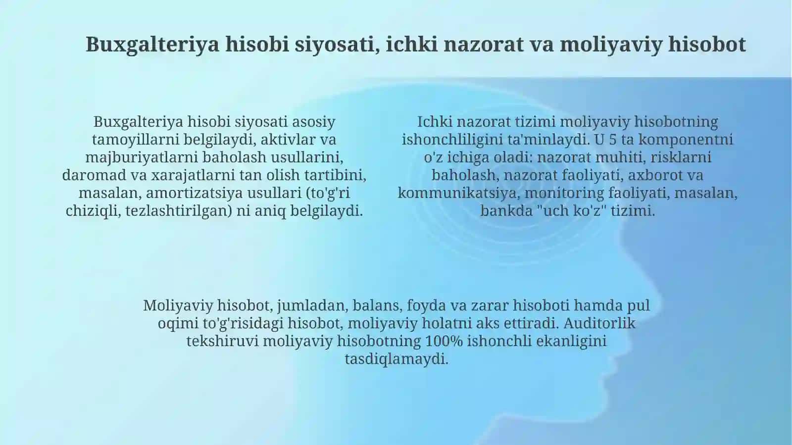 Moliya, Soliq va Buxgalteriya Tizimlariga Kirish 4