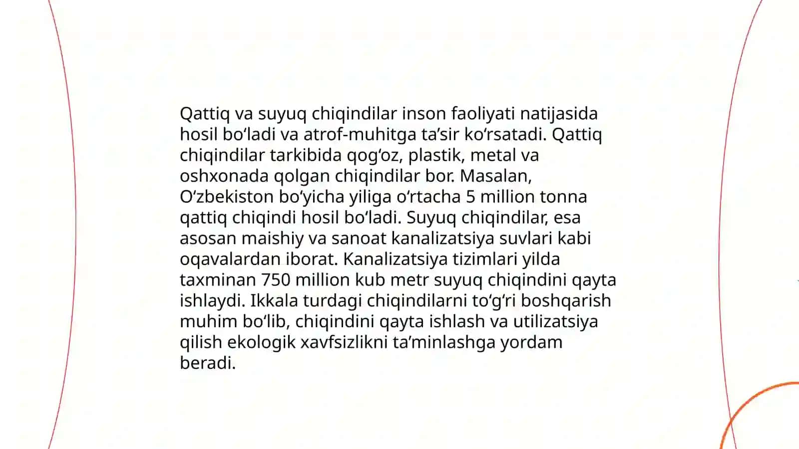 Ishlab chiqarish chiqindilarining tasniflanishi 4