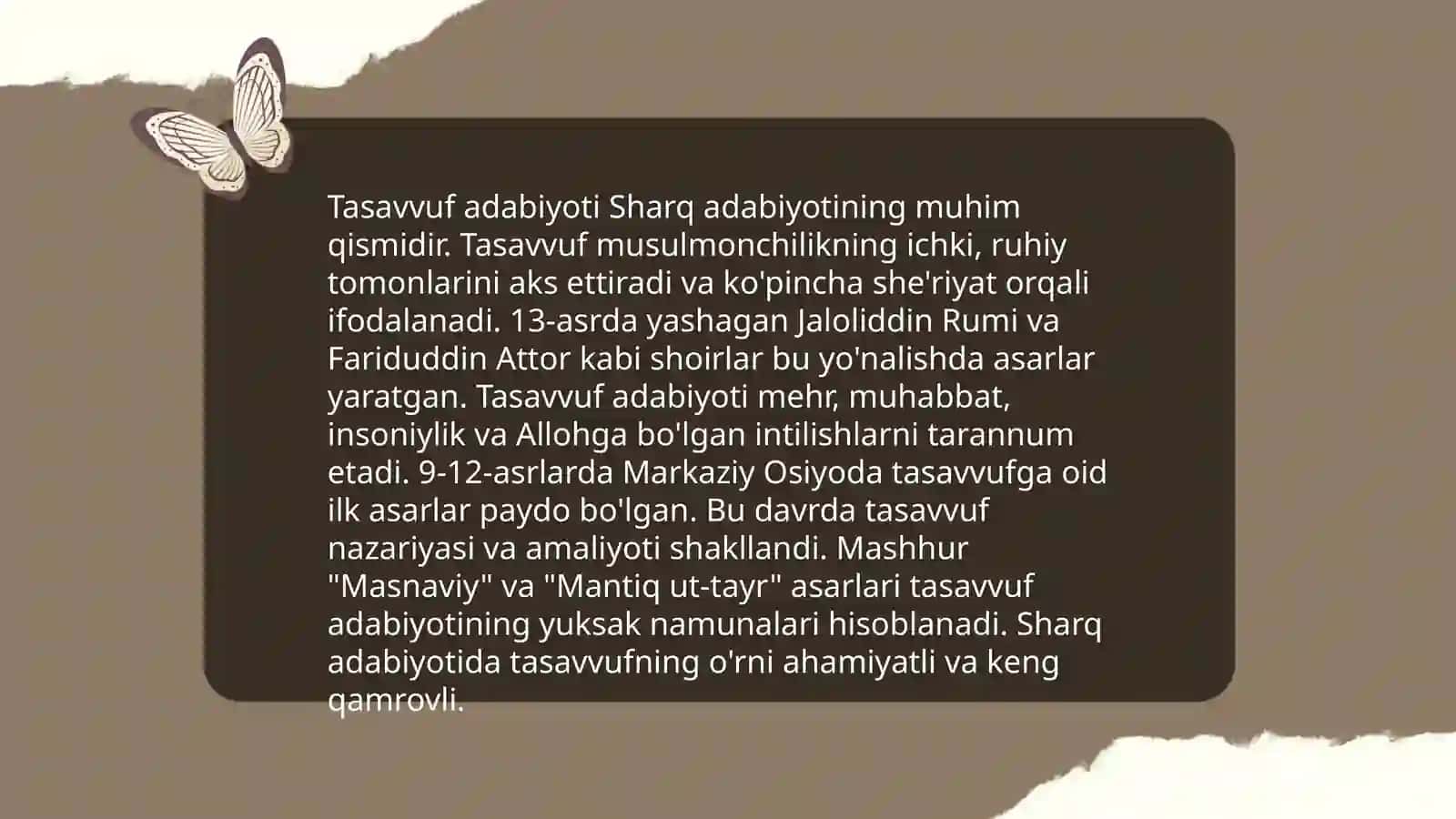 Tasavvuf ta’limotlarining Sharq madaniyatiga ta’siri 4