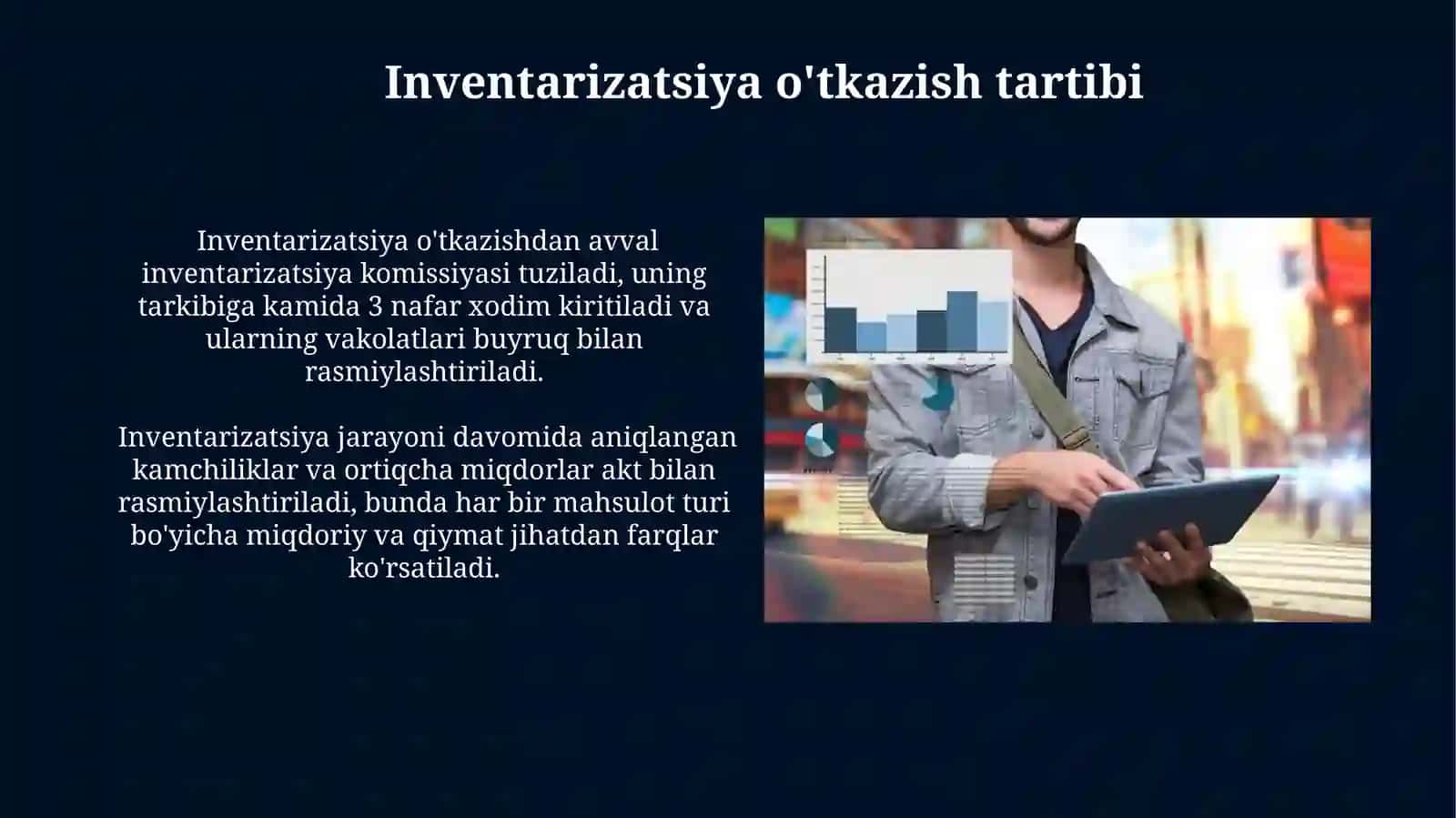Inventarizatsiya natijalarini buxgalteriya hisobida aks ettirish 4
