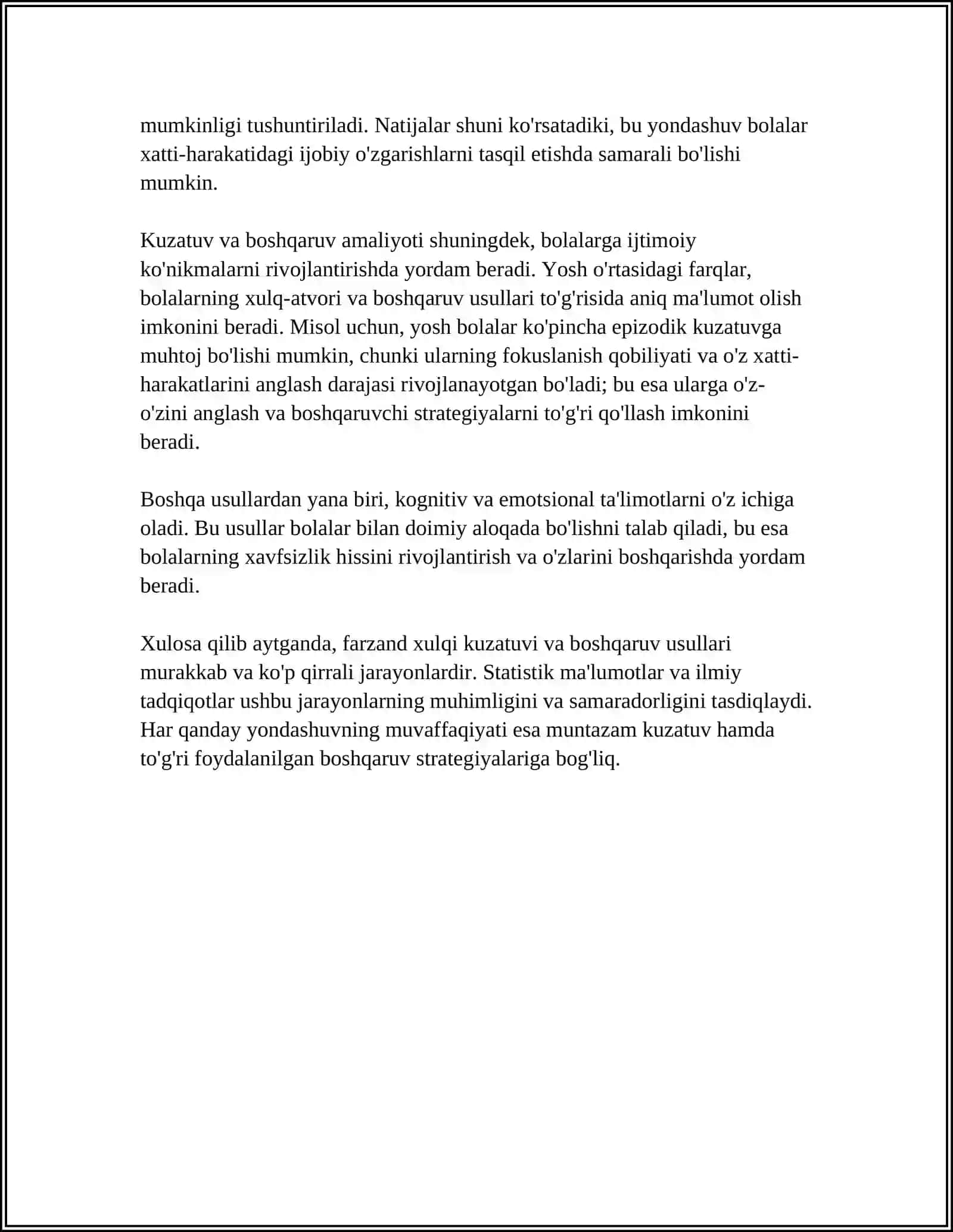 HUJJATLAR BN ISHLASH XULQI OGISHGAN BOLALAR BOYICHA TAHLIL (PRATAKOLLAR, KUZATISH HUJATLARI) 4