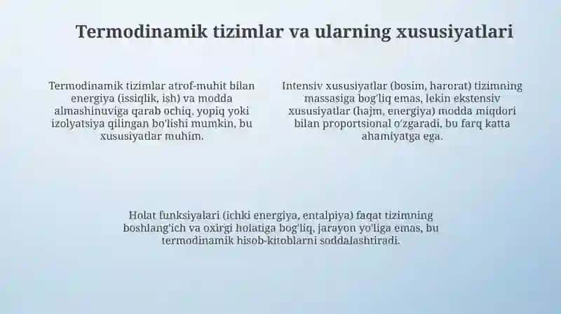 Kimyoviy termodinamika asoslari 4