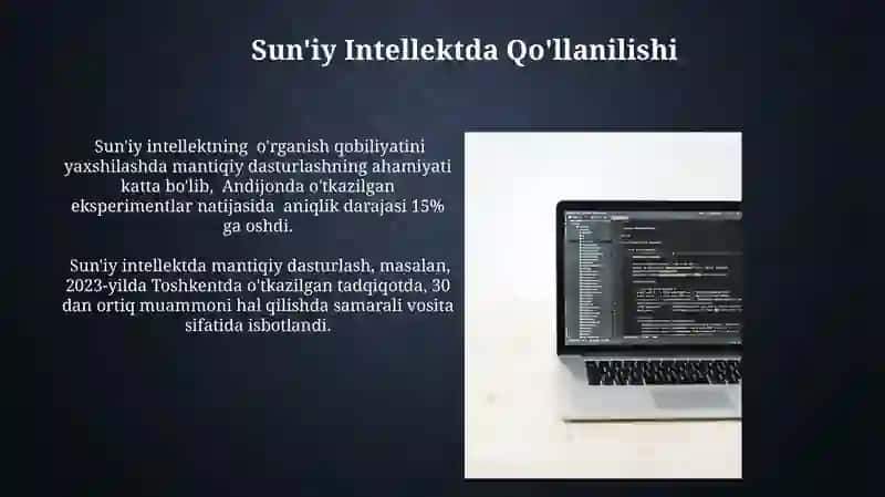 Mantiqi dasturlash va unda amaliy masalalarni hal qilish 4