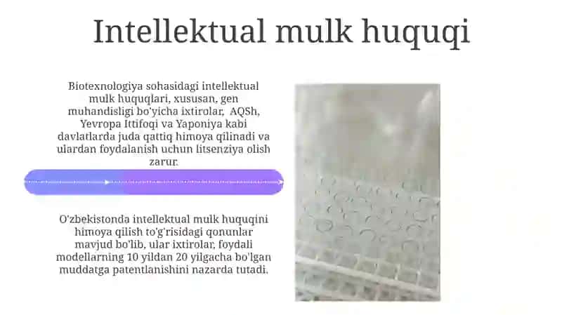 Biotexnologiya Ob'ektlarining Kelajagi 4