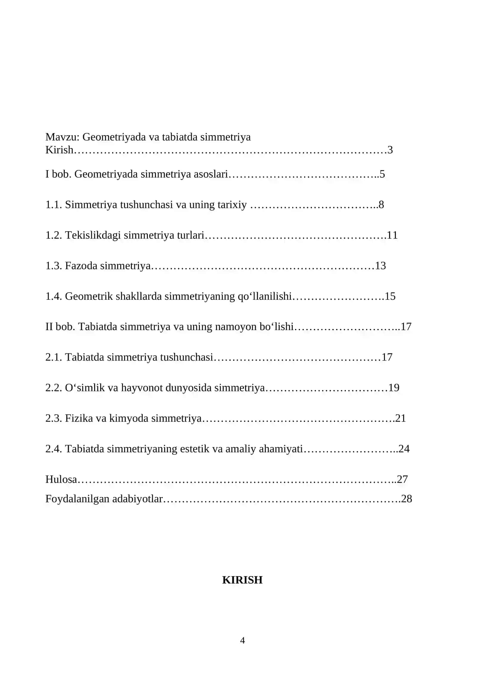 Geometriyada va tabiatda simmetriya 4