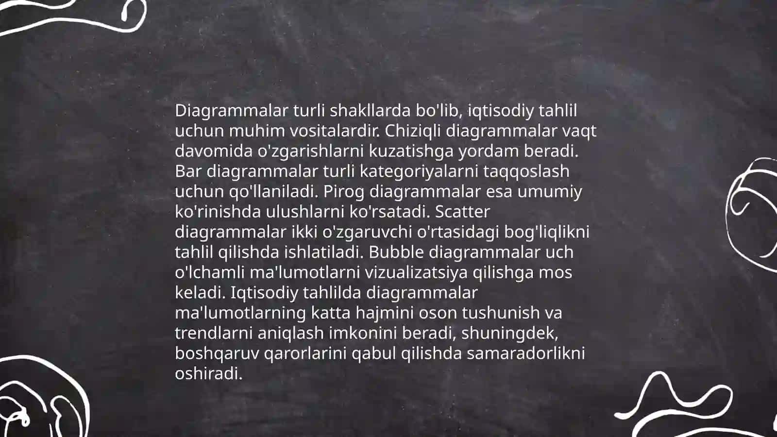 Axborot tizimlarida diagrammalar yordamida iqtisodiy axborotni tahlil qilish texnologiyasi 4