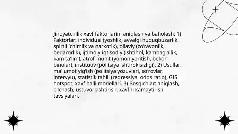 Kriminologiyada jinoyatchilikning oldini olish 4