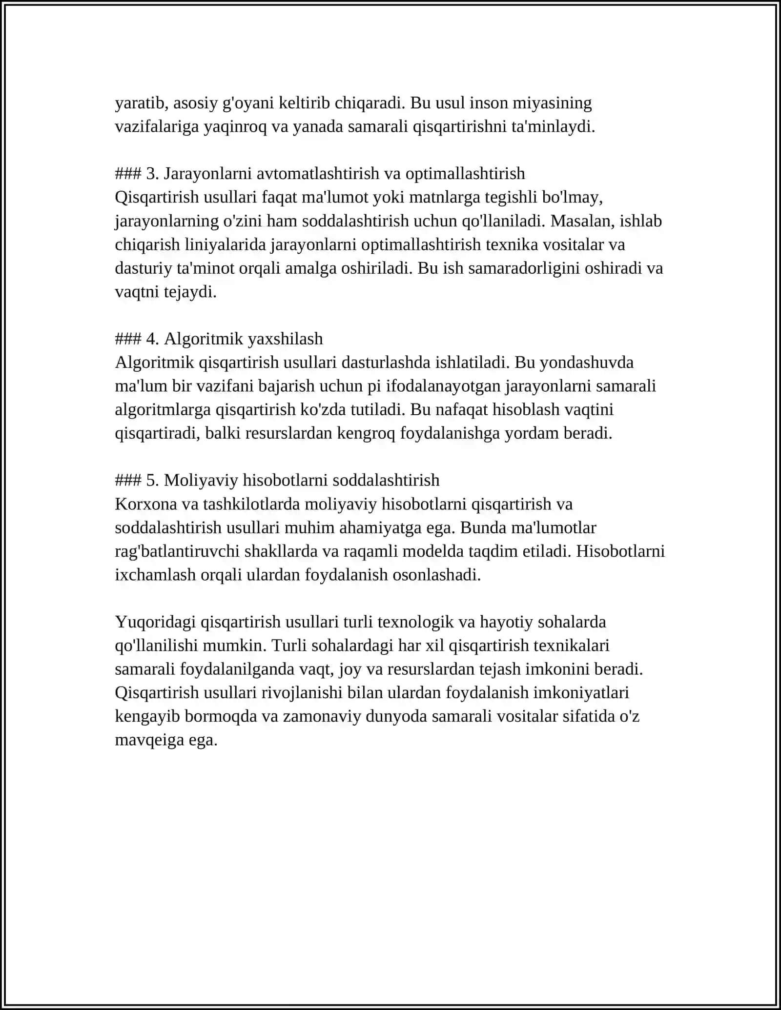 ONA TILIDAN QISQARTIRIB QAYTA HIKOYALASH VA BAYON 4