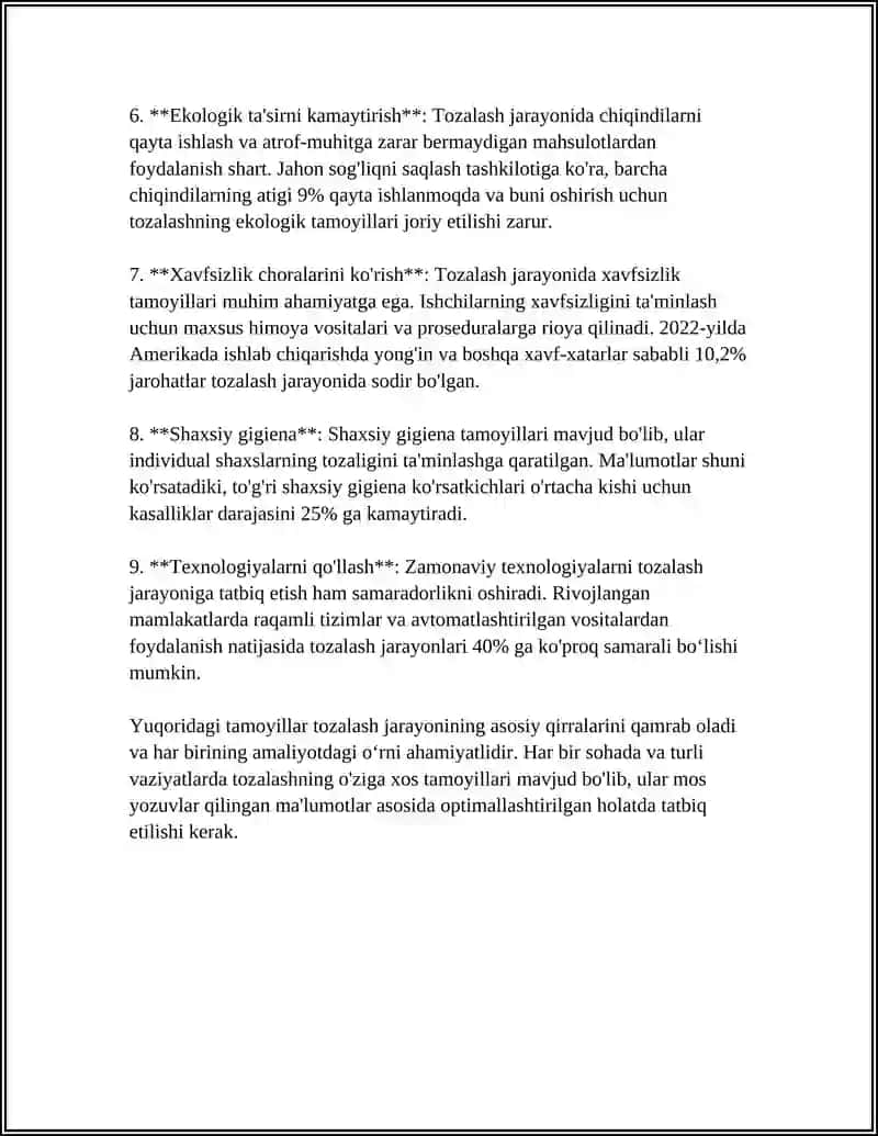 REFERAT Mavzu: TOZALASH TURLARI VA TASNIFI 4