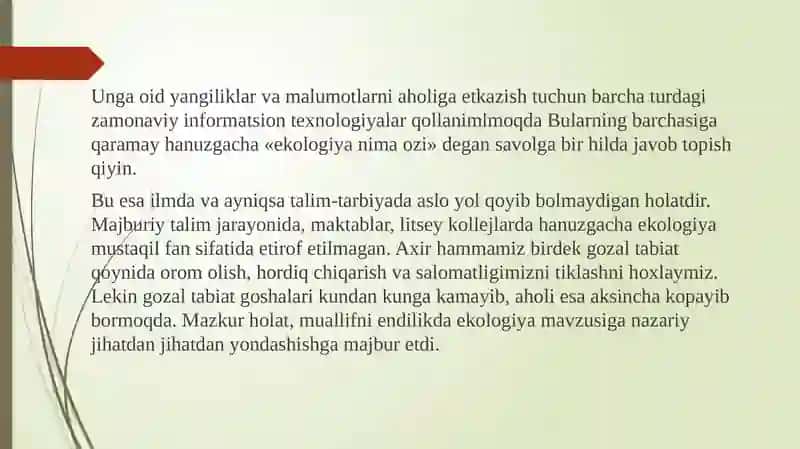 O'zbekistond tag'atni muxofaza qilish amaliyoti: yutuq va kamchiliklar 4
