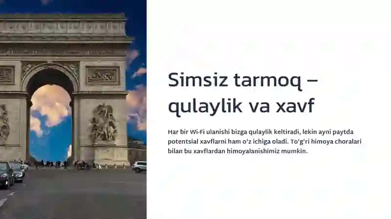 Simsiz (Wi-Fi) tarmoq qurish va xavfsizlikni ta'minlash 4