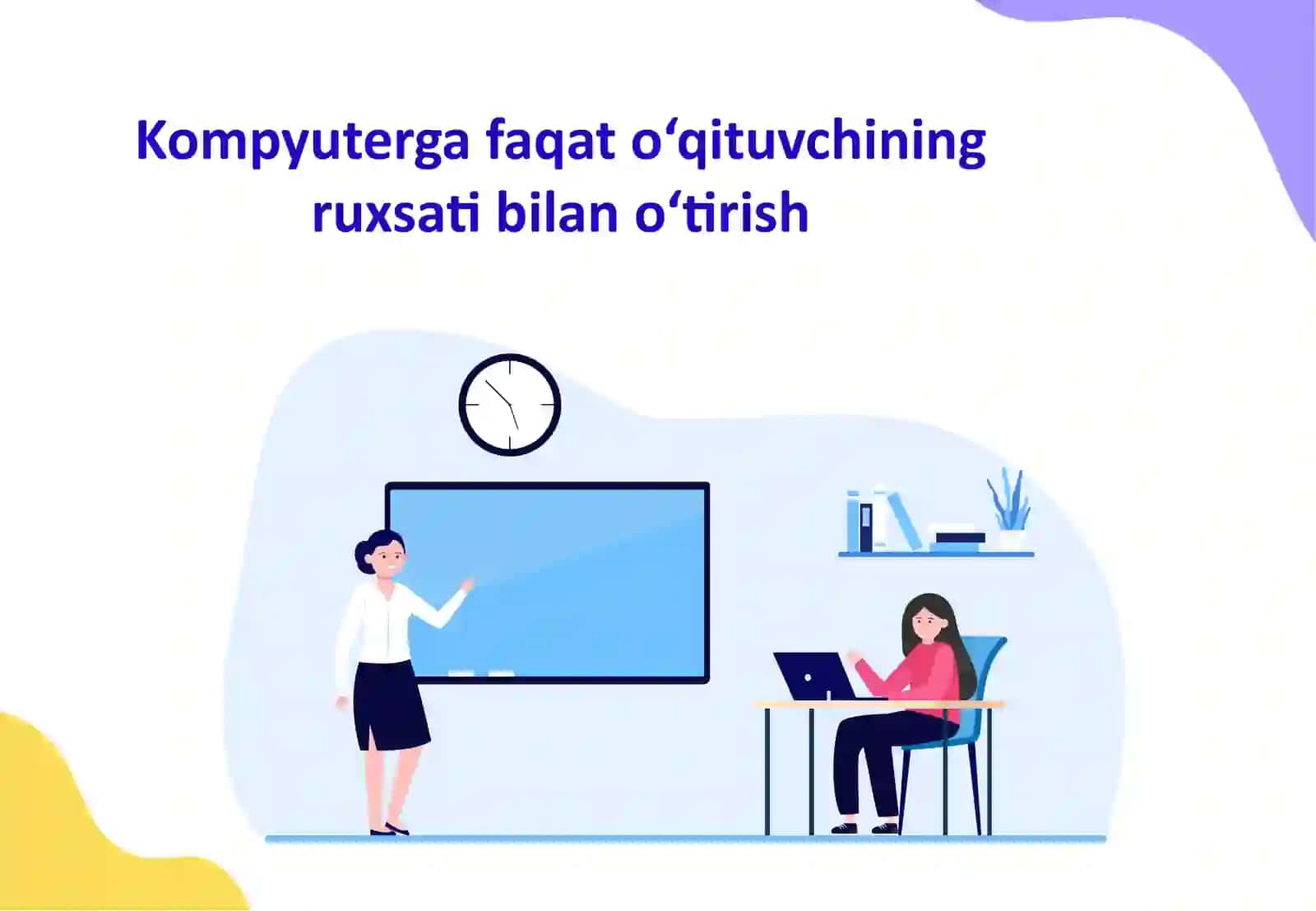 Kompyuter xonasida xavfsizlik texnikasi qoidalari vasanitariya-gigiyena talablari 4