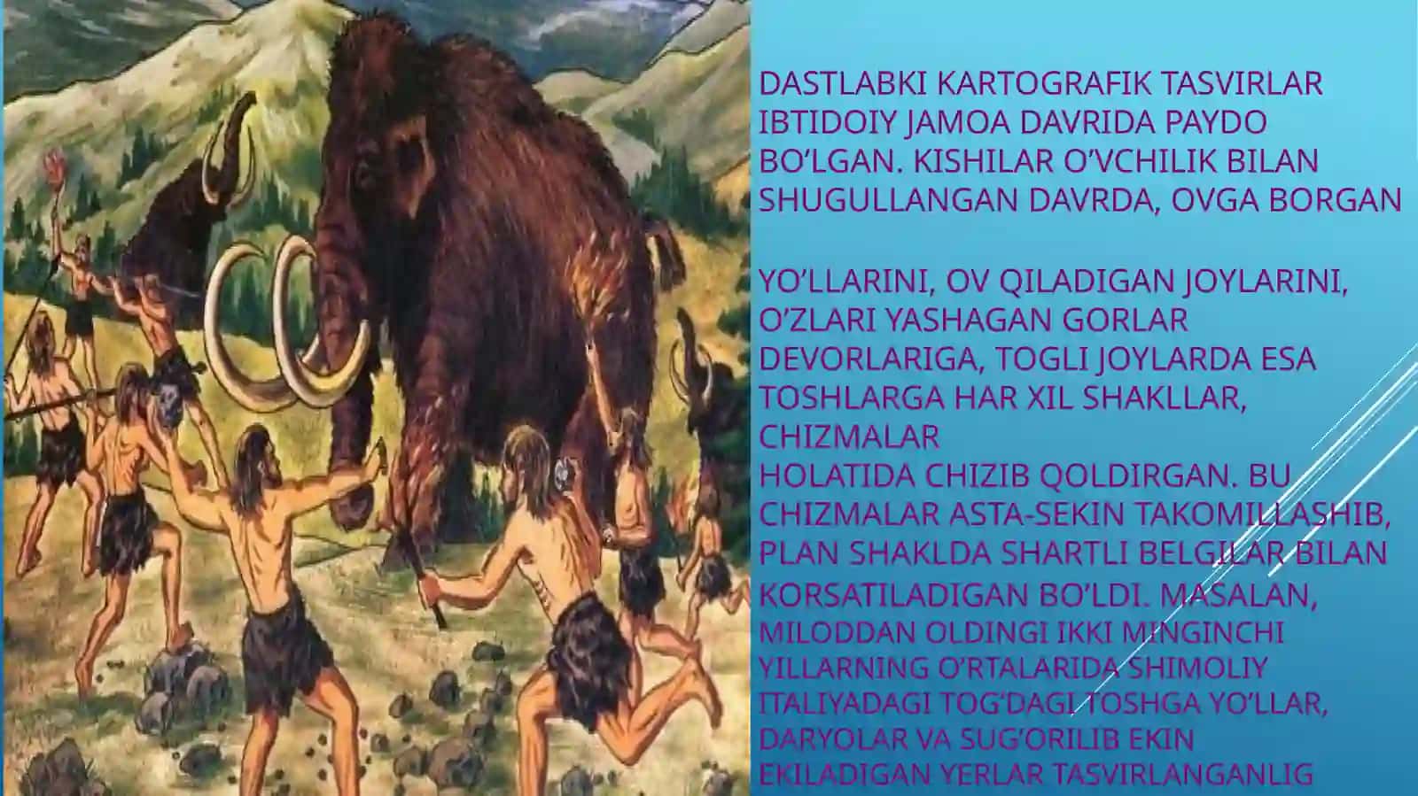 kartografiyaning rivojlanishi tarixi 4
