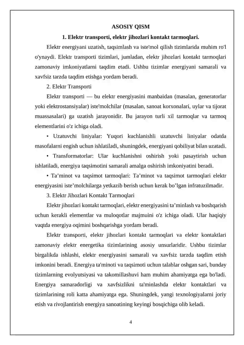Kuch elektrotexnikasi va elektr energiyasi o’zgartirgichlari 4