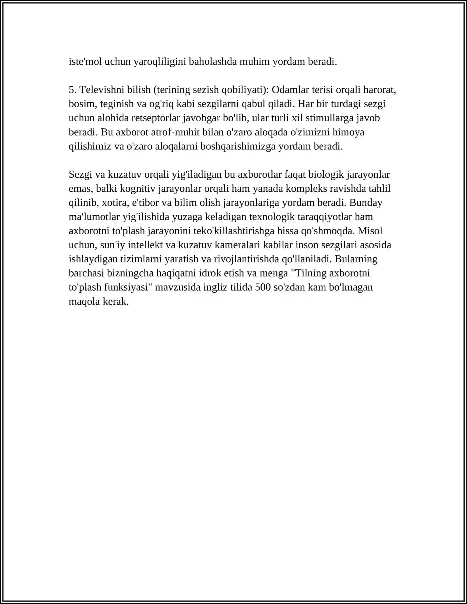 TILNING AXBOROTNI TOPLASH VA UZATISH FUNKSIYASI 4