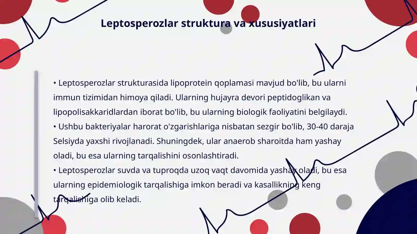 Leptosperozlar morfologiyasi,strukturasi,keltirib chiqaruvchi kasalliklari, laboratoriya diagnostikasi 4