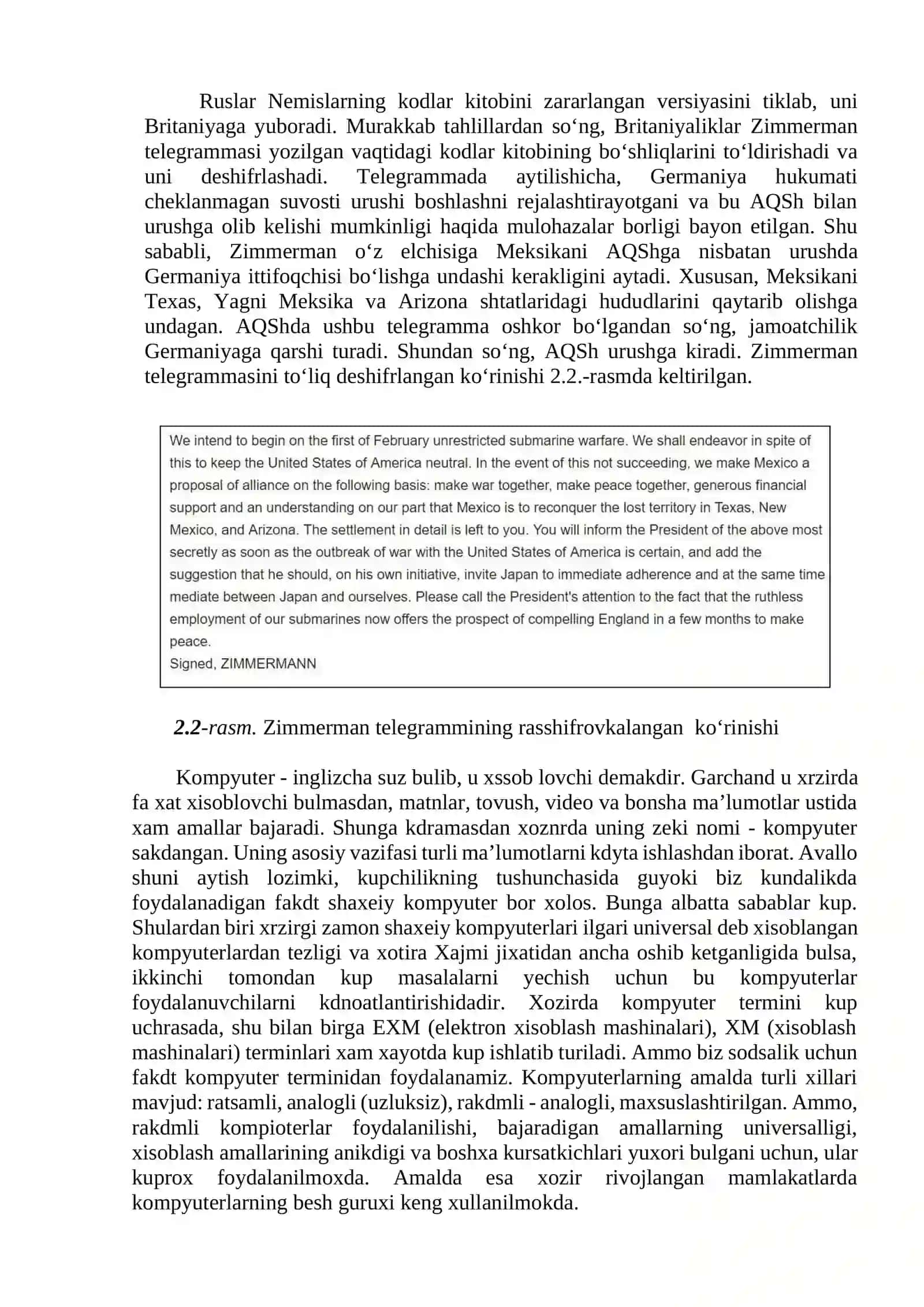 ZAMONAVIY AXBOROT TEXNOLOGIYALARI DASTURIY VOSITALARI BILAN ISHLASH 4