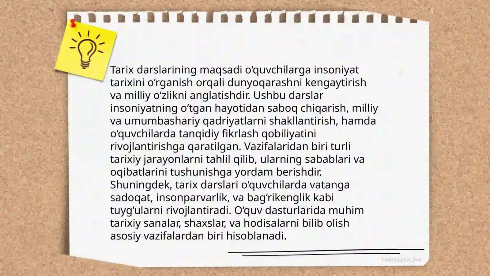 Rus olimi P.S. Goraning tarix oʻqitish metodikasi dars turlari va xillari 4