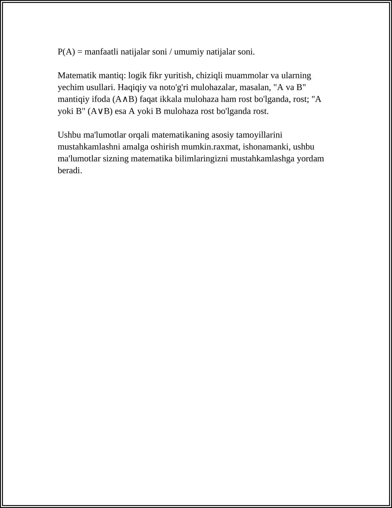 BOSHLANGʻICH SINFDA MATEMATIKADAN IQTIDORLI OʻQUVCHILAR BILAN ISHLASH 4