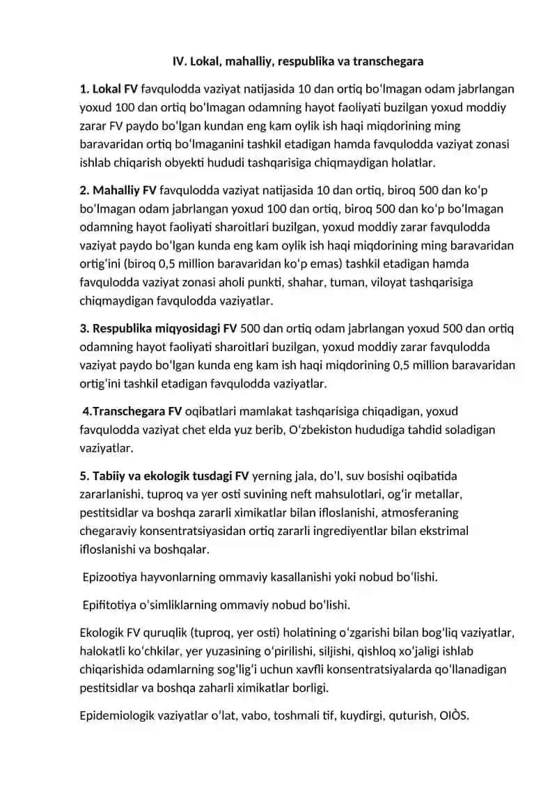 Favqulodda holatlar va unda tibbiy xodim chora tadbirlari 4
