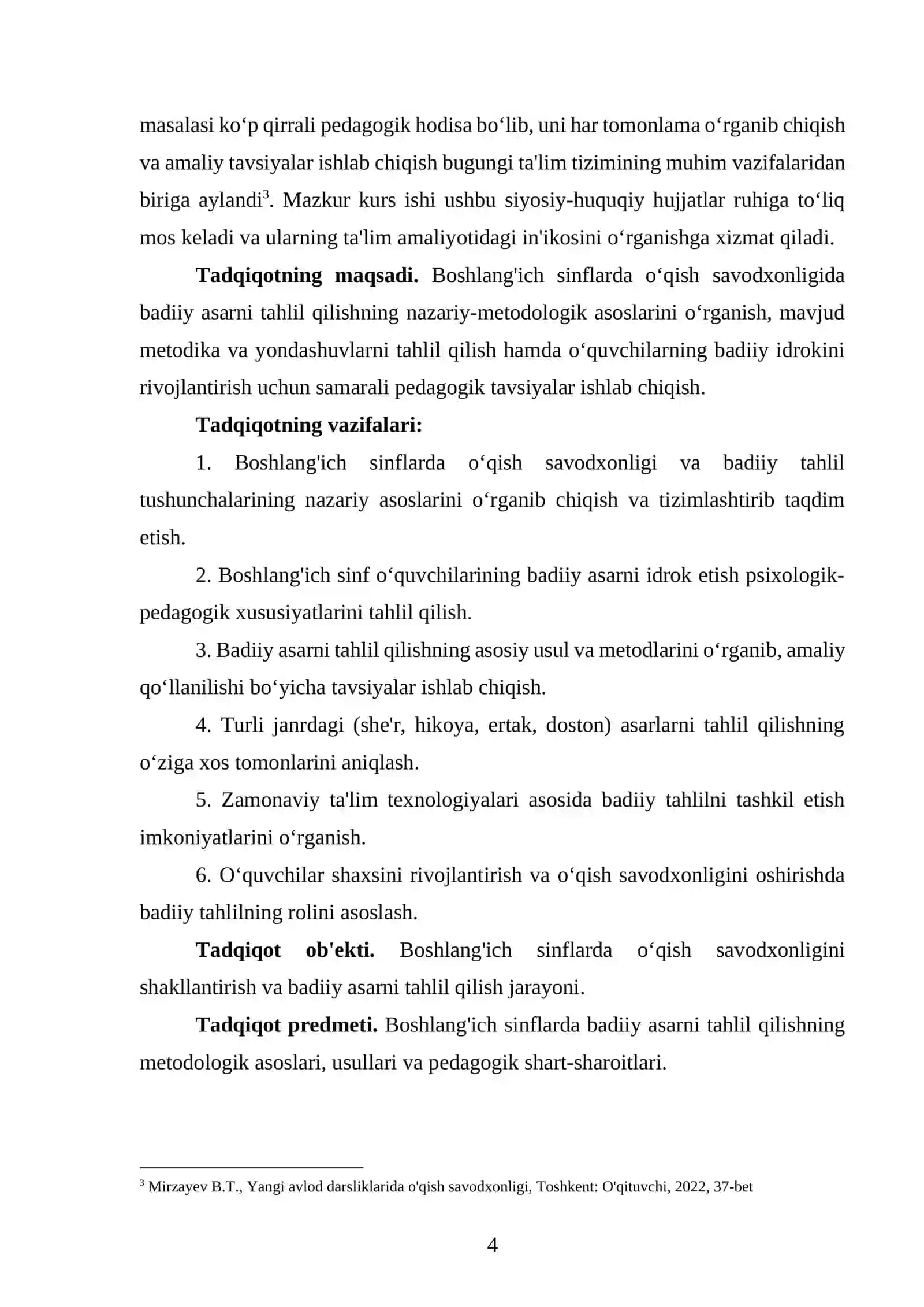 Boshlang'ich sinflarda o'qish savodxonligida badiiy asarni tahlil qilish 4