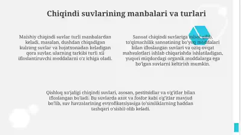 Suyuq kommunal chiqindilar bilan ishlash 4
