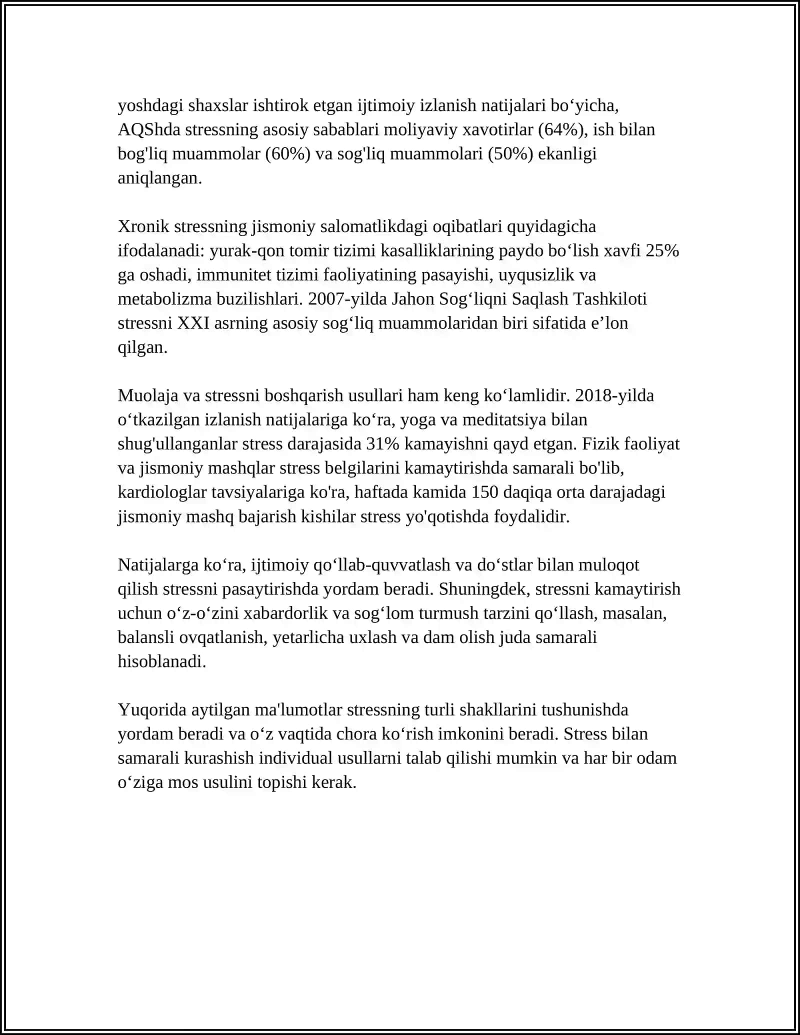 STRESSNI BOSHQARISH 4