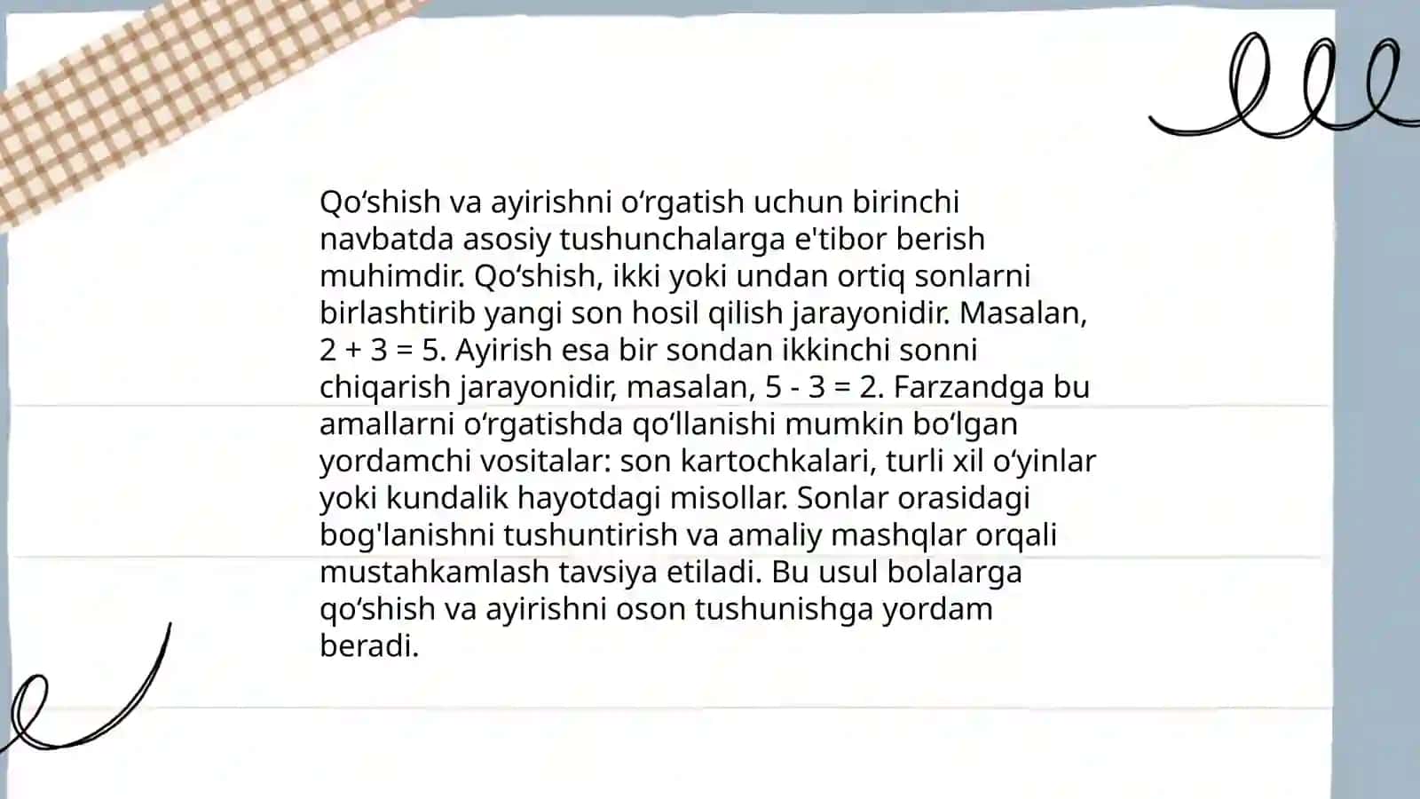 Boshlanģich sinf matematika darslarida oģzaki usullarini òrgatish 4
