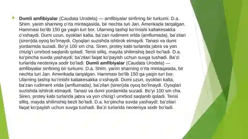 Amfibiyalarning sistematisi 4
