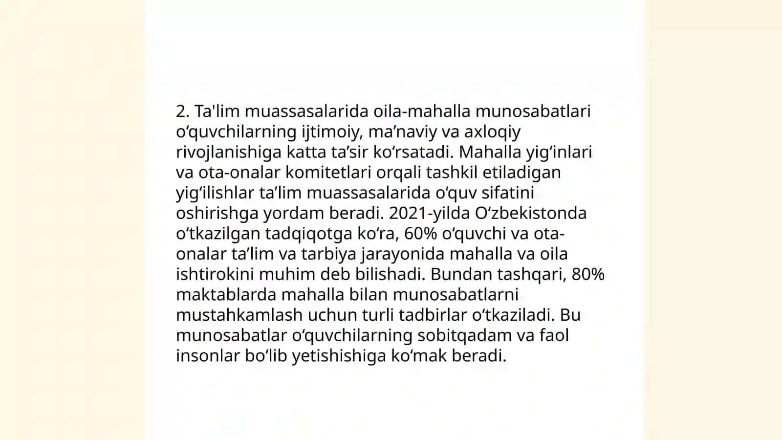Tarbiya jarayonida oila mahalla hamda talim muassalarining ozaro hamkorligi 4