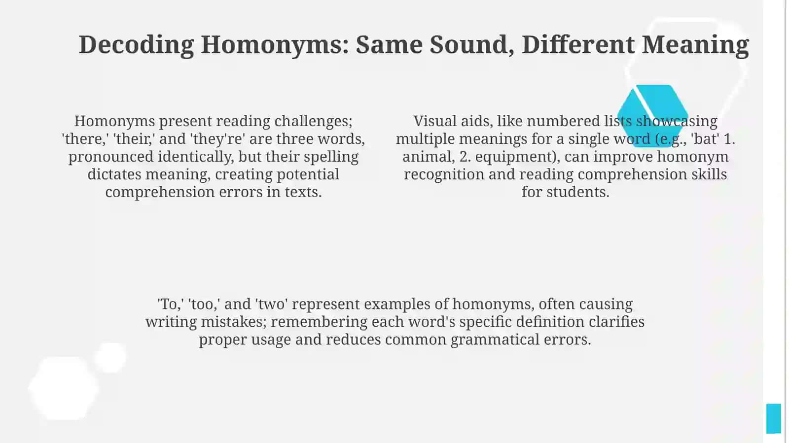 Homonyms,synonms,antonyms 4