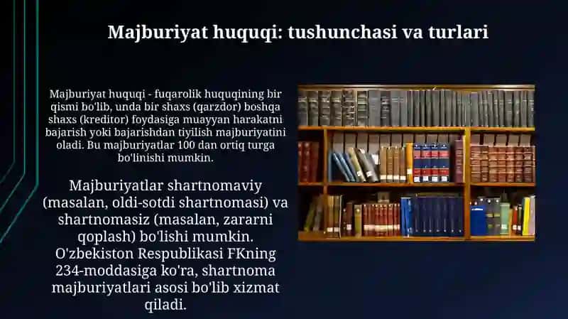 Mulk huquqi va boshqa ashyoviy huquqlar 4