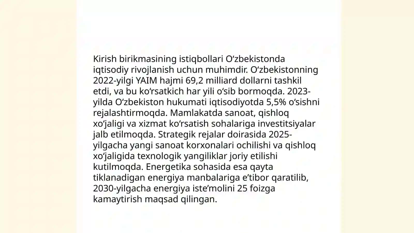 Kirish Sözning Aniq Turlari 4