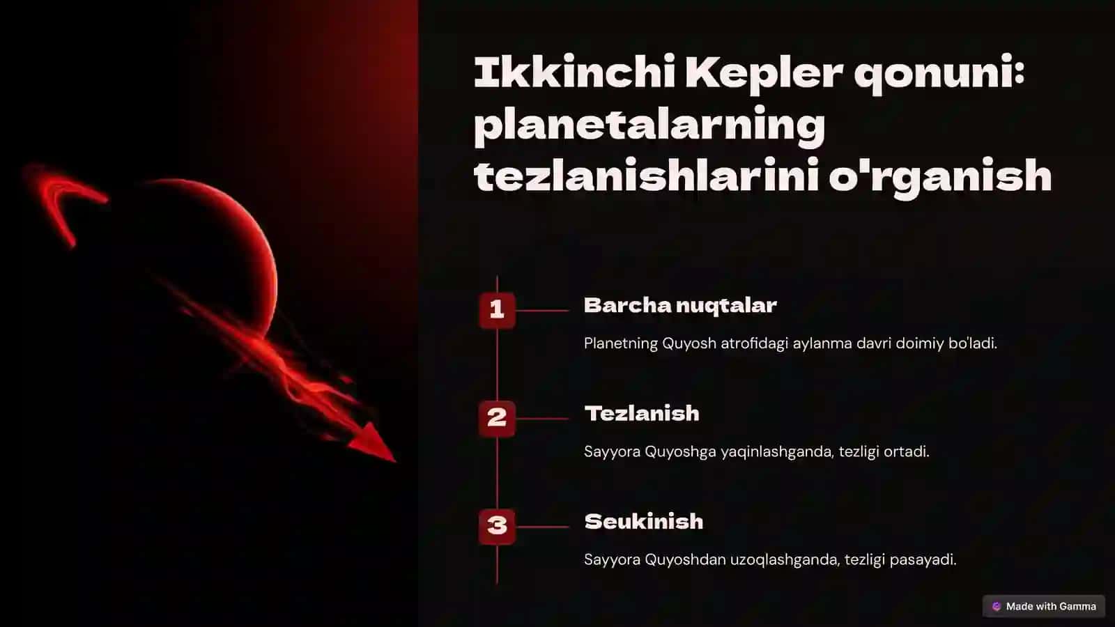 Kepler qonunlari 4