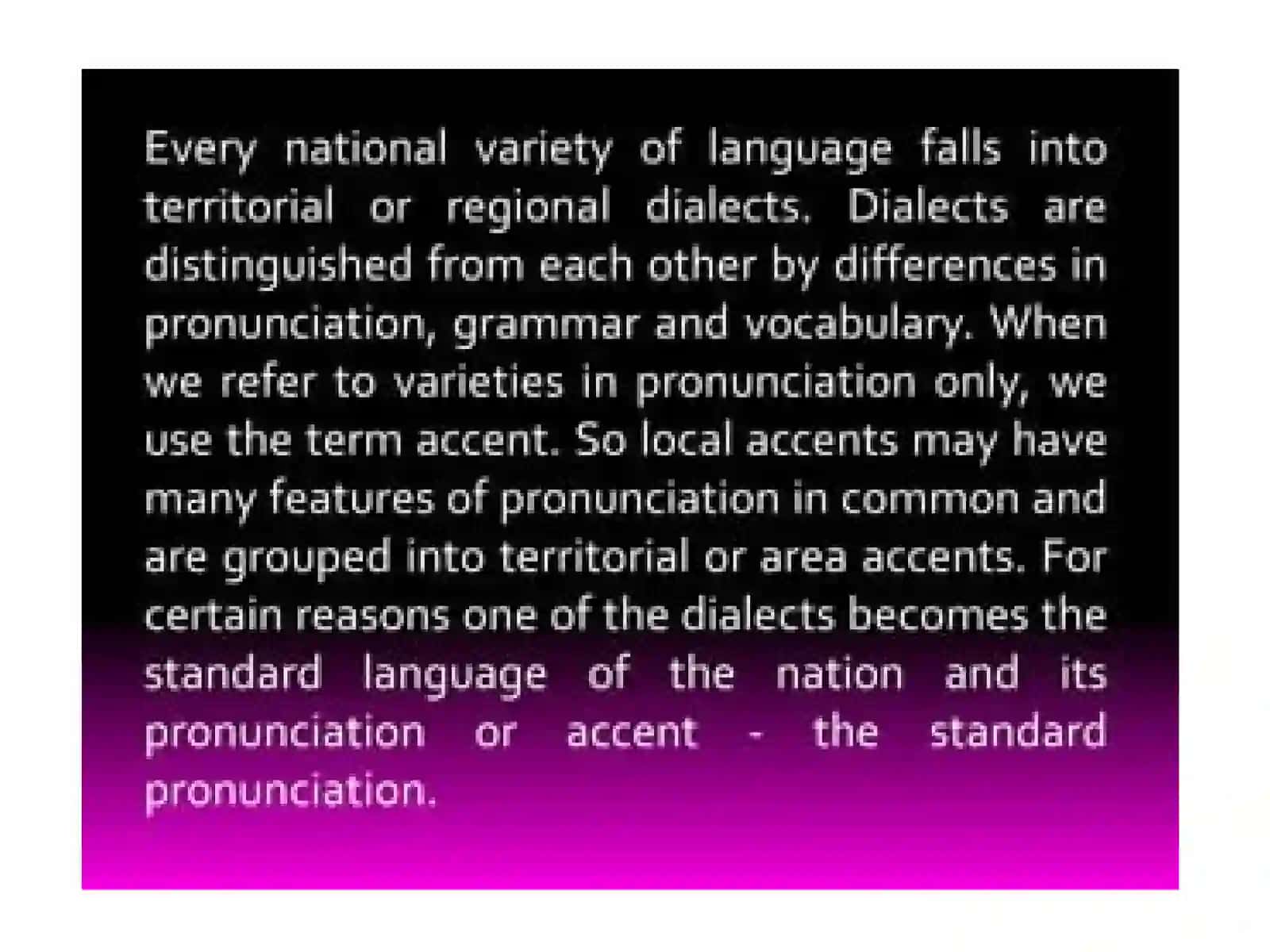 English pronunciation and the status of RP in English 4