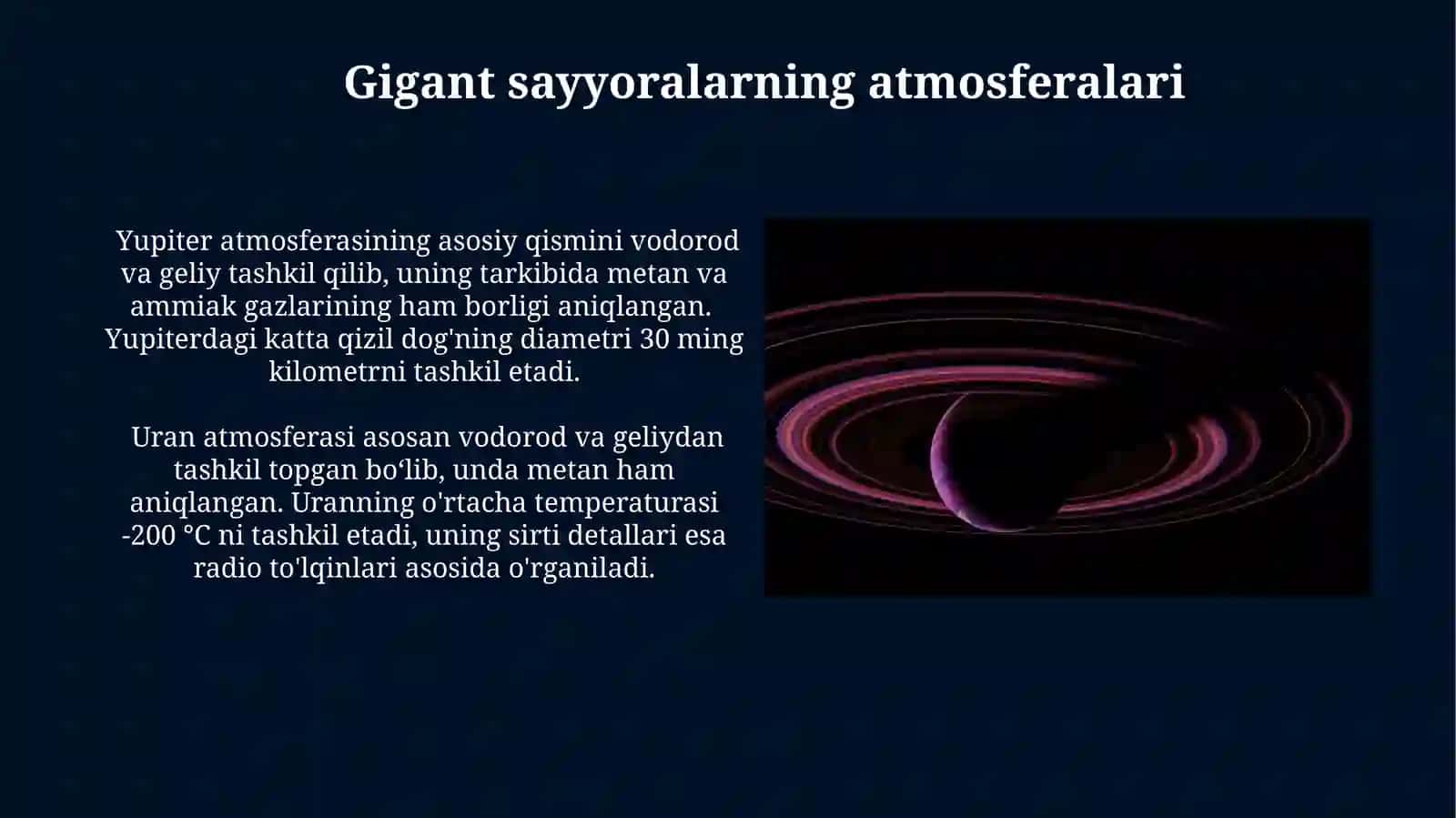 Gigant sayyoralarning fizik tabiatlari 4