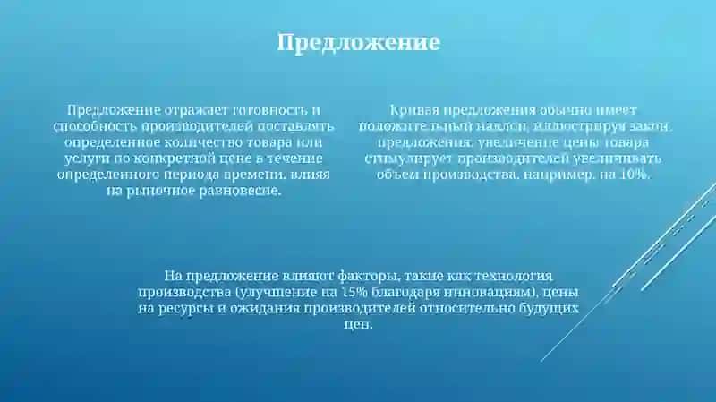 Спрос, предложение и рыночное равновесие 4
