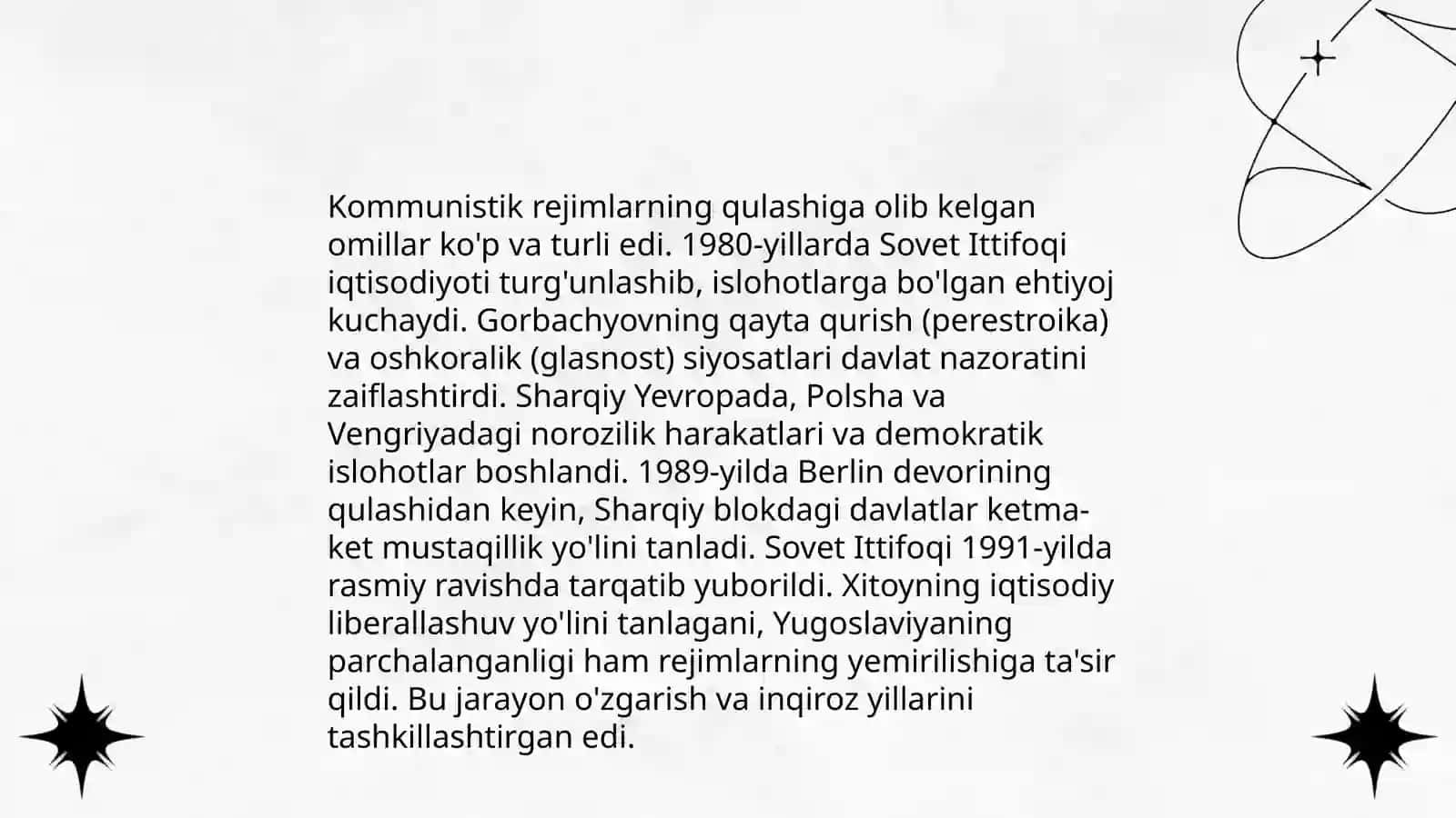 Markaziy va Sharqiy Yevropa mamlakatlari totalitarizm va demokratiya oralig‘ida 4