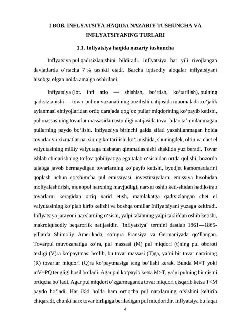 Inflyatsiyaga qarshi kurash siyosati 4