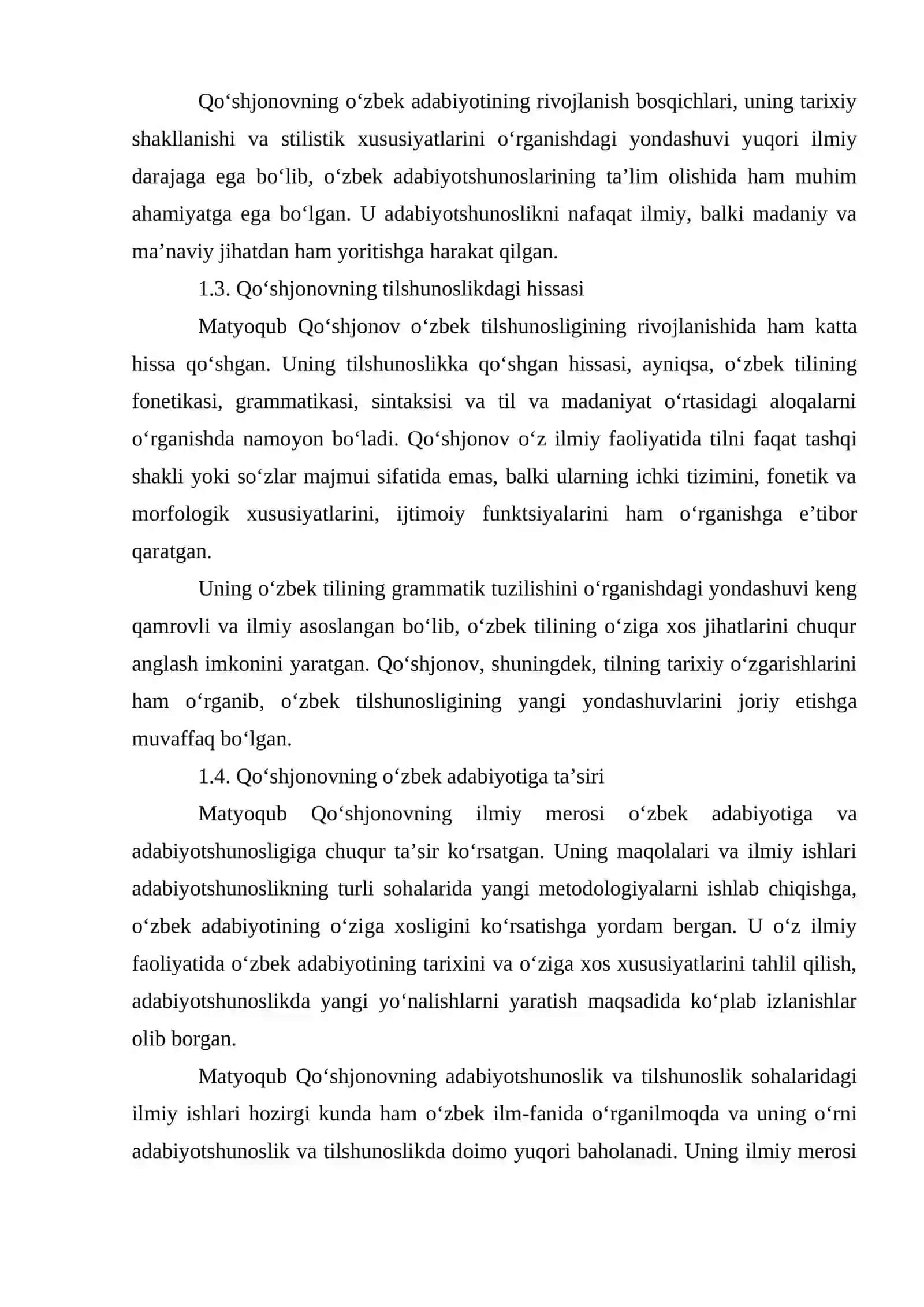 Matyoqub Qo’shjonovning saylanma maqolalar to’plami 4