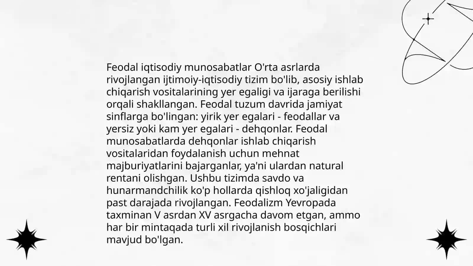 O'rta asrdagi dastlabki va temuriylar davrigacha bo'lgan iqtisodiy g'oyalar 4
